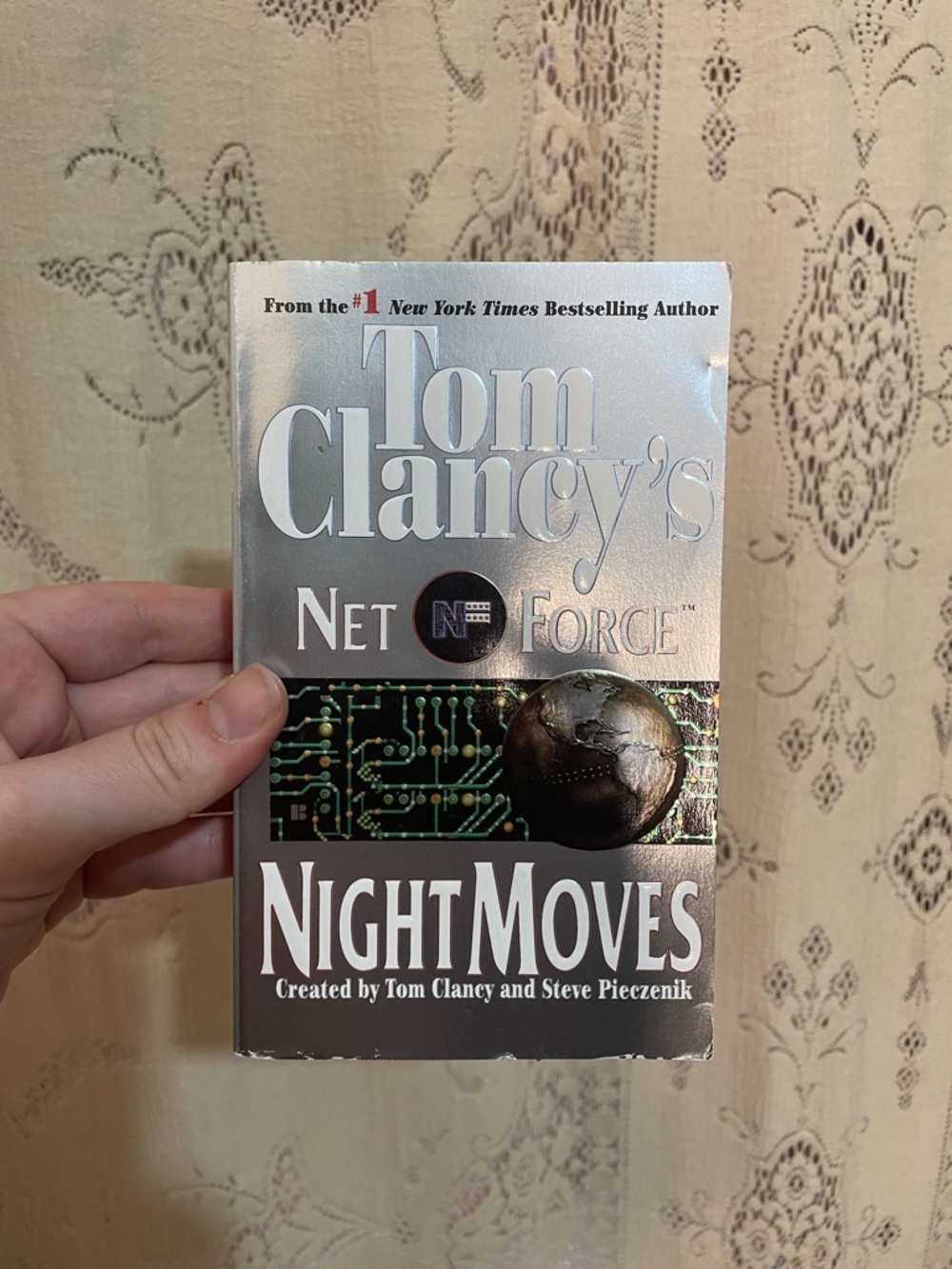 Tom Clancy's Net Force: Night Moves Paperback - Silver Cover